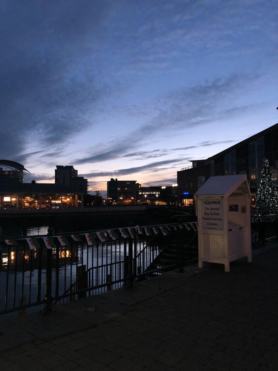 thatfemalecoach's tweet photo. Lovely night 🎄❤️❄️ #CardiffBay https://t.co/i2R1HR4rAc