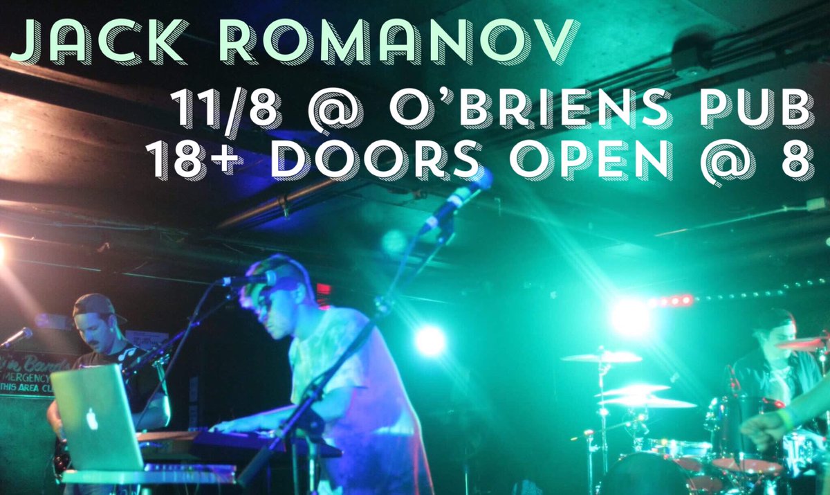 _JackRomanov's tweet photo. TONIGHT at @OBriensPub02134 https://t.co/pF49HWMAFI