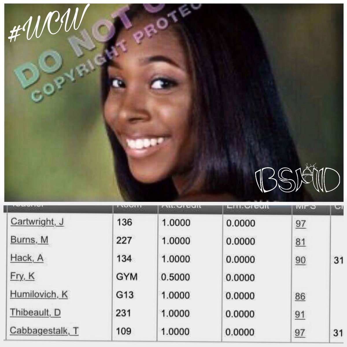 __BMD's tweet photo. Young Queen @ahurst21_ ... SMD Triple Threat: Take care of Yourself, Your Academics & Your Craft💯✊🏾🙏🏾💪🏾❤️ #PYG #BSMDReportCardContest https://t.co/z35hEFdGib