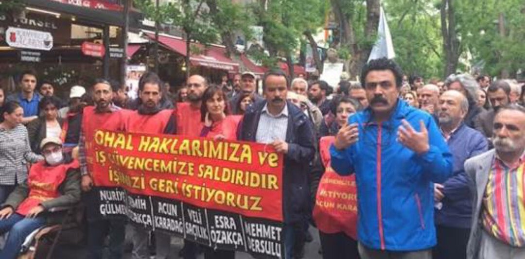 barisatay's tweet photo. Nerede zulme uğrayan varsa yanında, zulmün karşısındaydı Selçuk abi. Dün de diz çöktüremediniz bugün de vazgeçiremeyeceksiniz!  #SelçukKozağaçlıSerbestBırakılsın https://t.co/4PJQYC66Z5