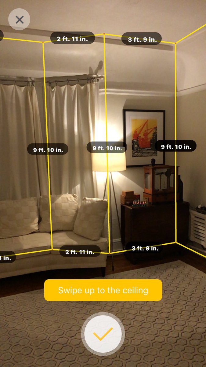 occipital's tweet image. TapMeasure has been tweaked and updated, and is now ready for iPhone X! Get the latest version here: itunes.apple.com/us/app/tapmeas… #ARKit #iPhoneX #Measurement