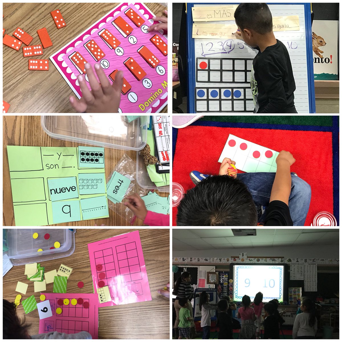 MackenzieW7911's tweet photo. Kinder students at Williams are following routines & using academic language during math workshop! #WE_PRIDE #PISDmathchat https://t.co/9Gd9kHzgbT