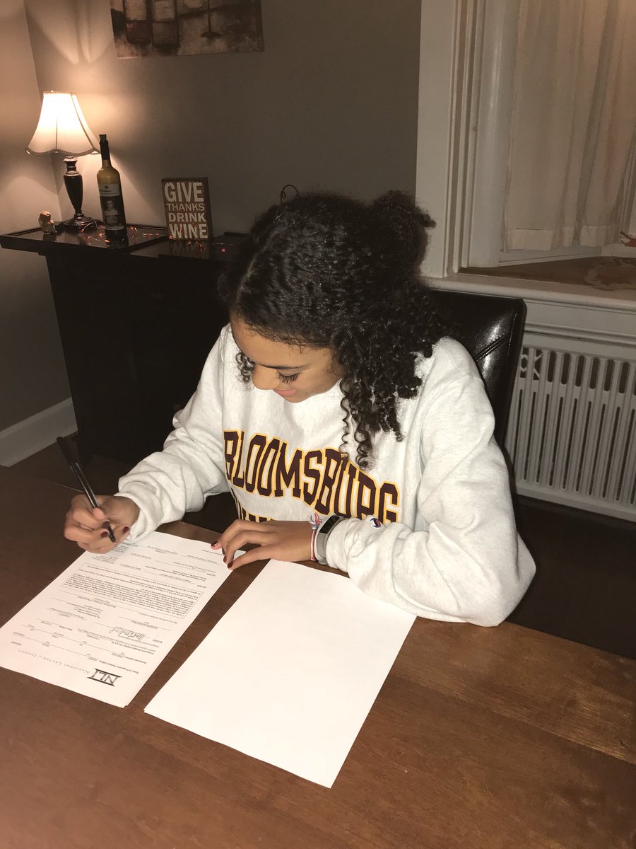 tehya104's tweet photo. Super excited and blessed to finally announce my official academic and athletic commitment to Bloomsburg University #gohuskies 🏀💛 https://t.co/fdlusOtRCp