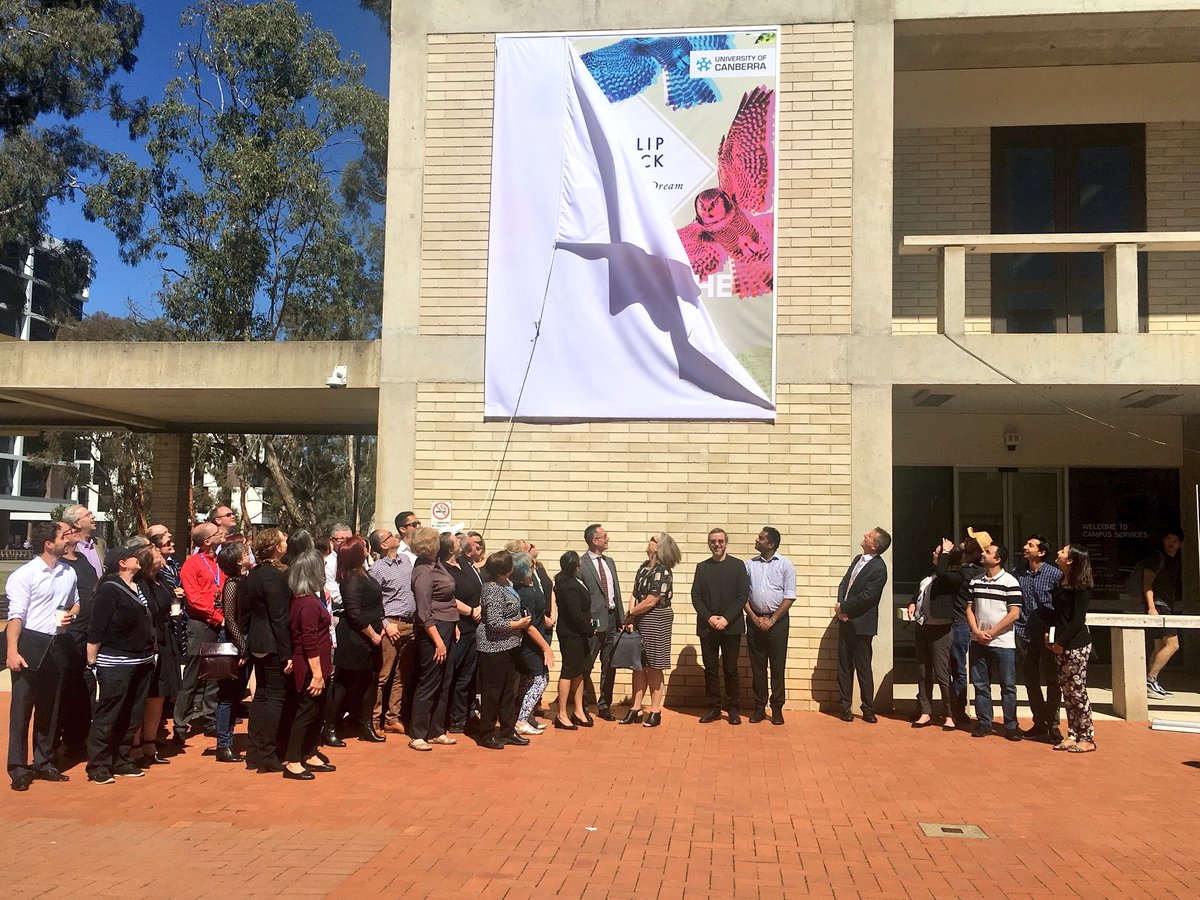 UCLearn (@_uclearn) on Twitter photo Unveiling of the 2018 <a href="/UniCanberra/">University of Canberra</a> Book of the Year with <a href="/nicholasklomp/">nicholasklomp</a> and staff #WeAreUC Unveiling of the 2018 <a href="/UniCanberra/">University of Canberra</a> Book of the Year with <a href="/nicholasklomp/">nicholasklomp</a> and staff #WeAreUC