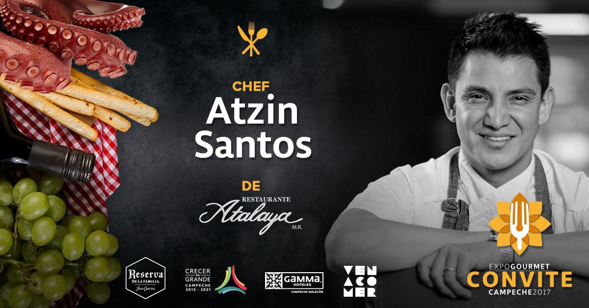 Creador del concepto "cocina franchute" <a href="/Atzin160/">Atzin Santos</a> joven talento y apasionado de la cocina mexicana ya está listo para  #Convite2017