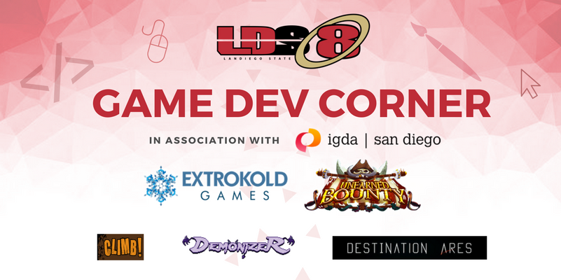 IGDASanDiego's tweet photo. We're running the Game Dev Corner at #LDS8 this Saturday! Support your fellow developers and come out for a fun day of gaming.
Register now: https://t.co/uBMCofHANA https://t.co/Rg4lw3vjDz