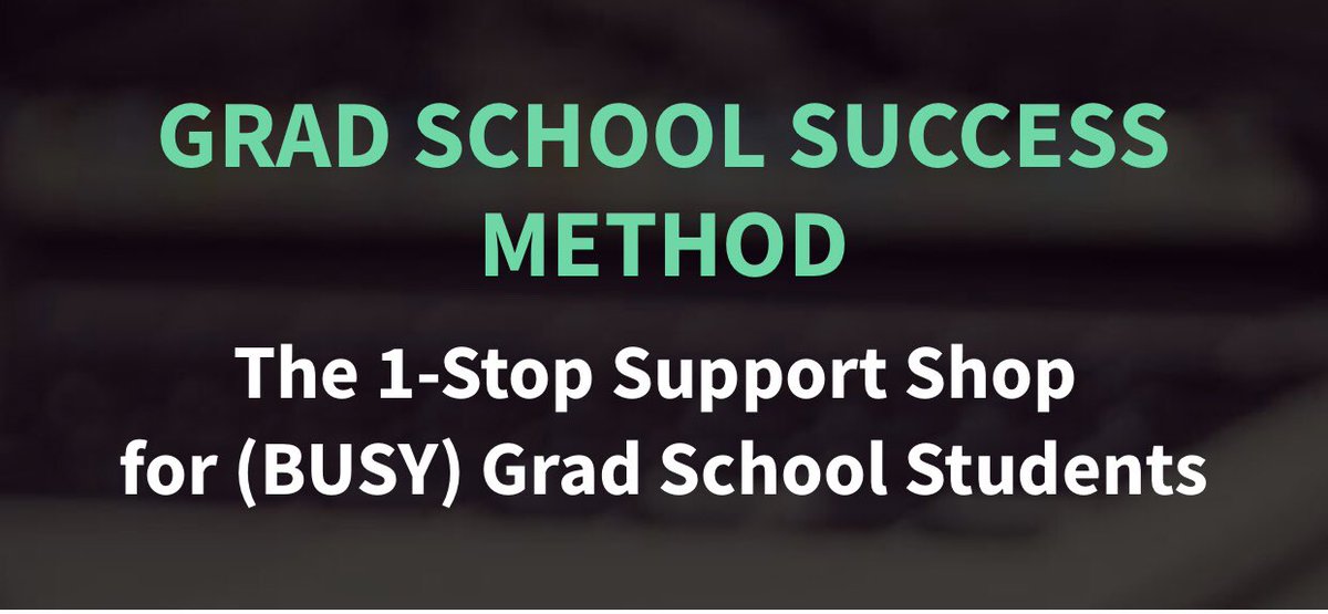GradSchoolDoc's tweet image. It’s NEW &amp;amp; it’s HERE! Enroll now in the Grad School Success Method member site. ONLY $19/mo. thru Friday! goo.gl/ewFdKi #phdchat
