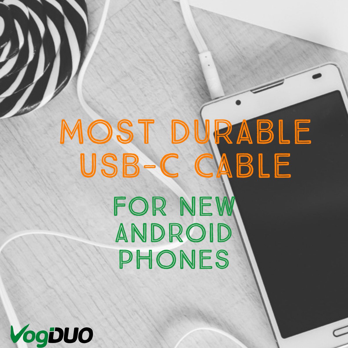 New Android phones are coming, so we prepare new USB-C cables for you! #VogDUO #USB-C