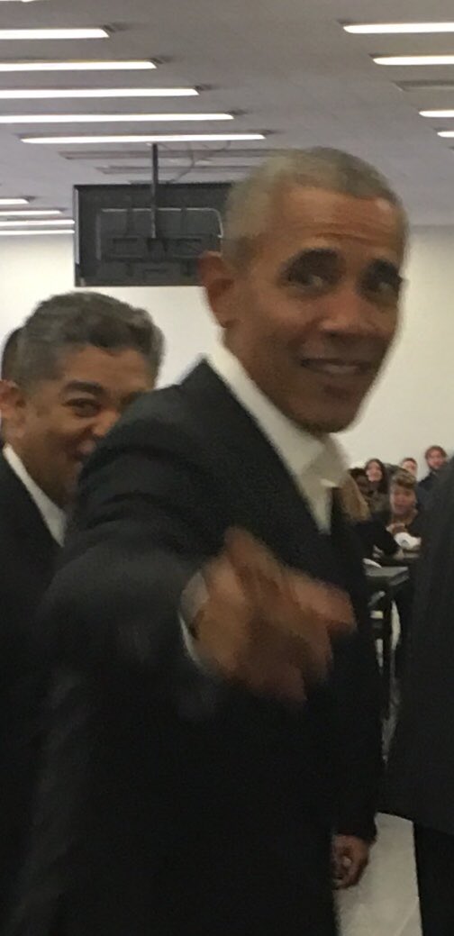 Robzee88's tweet photo. Thanks to @BarackObama for making civic engagement fun for everyone today! https://t.co/ILPl5F3GMU