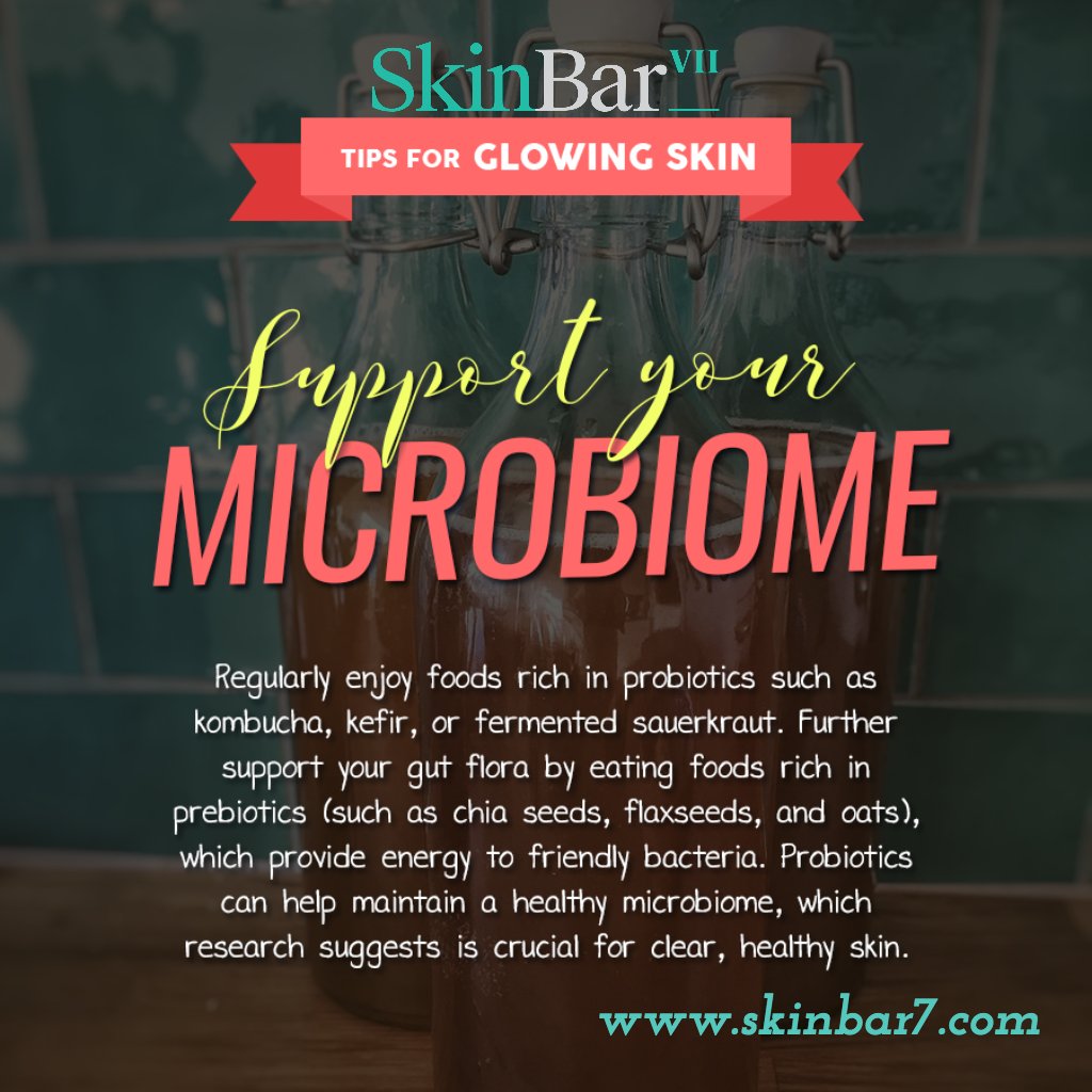 SkinbarVii's tweet image. Support your body's mini-ecosystem!