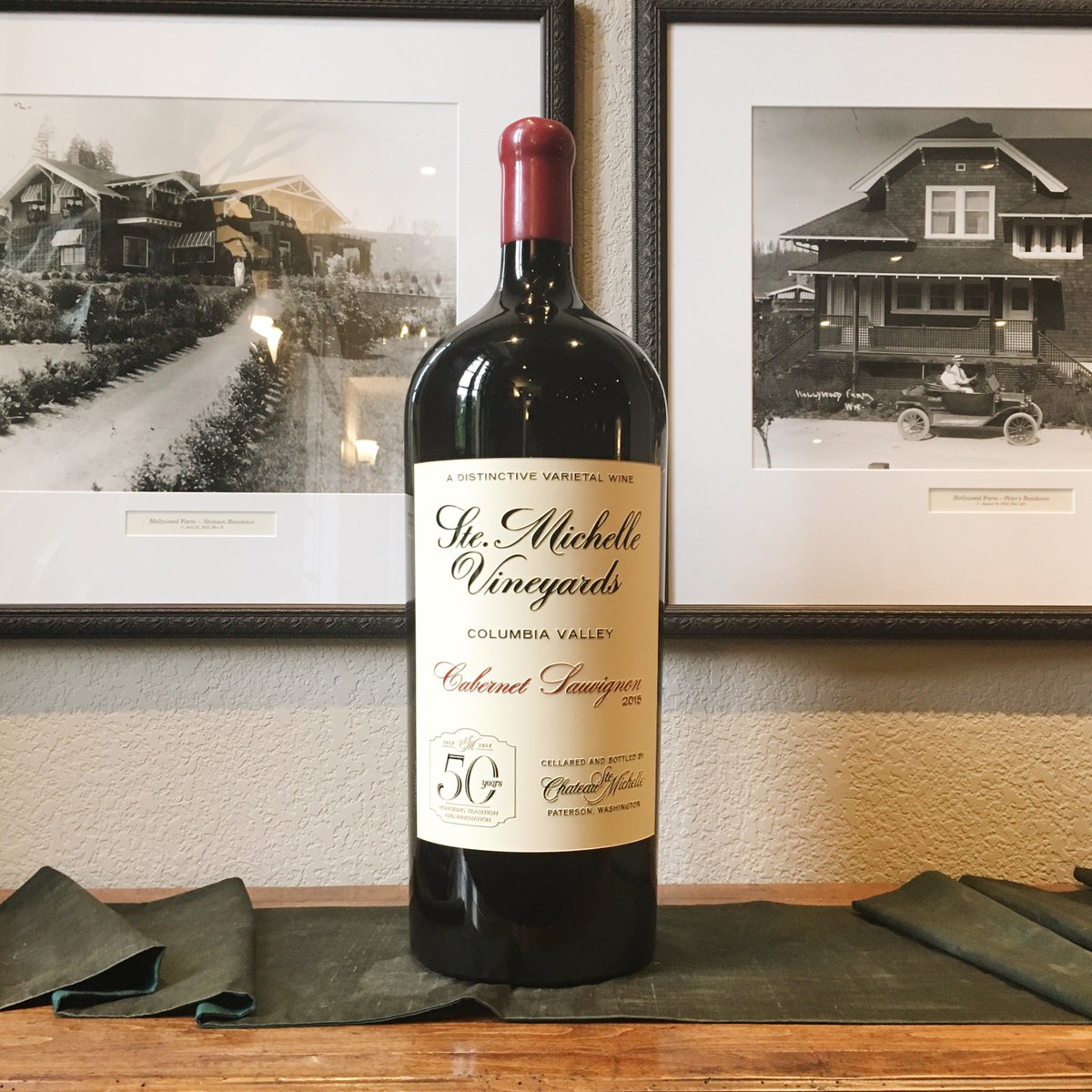 SteMichelle's tweet photo. A Cabernet Sauvignon fit for a celebration. #CSM50 https://t.co/63r7G1pTTY