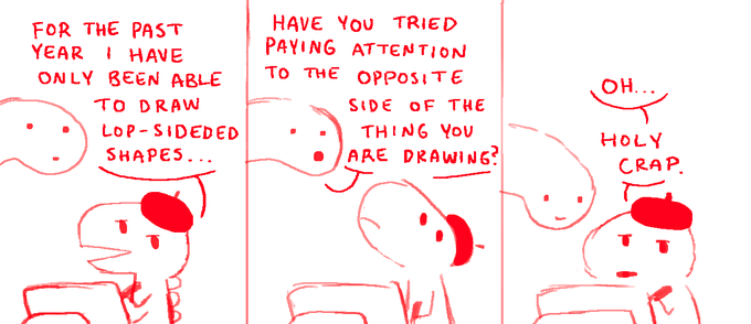 a comic i didn't have the heart to finish because it's about how stupid i am. 