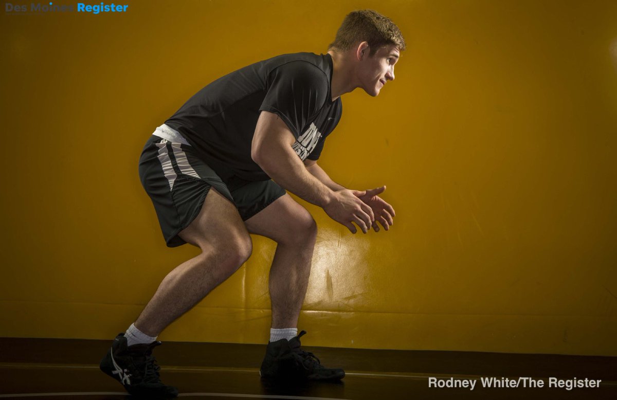 rodneywhite's tweet photo. .@Hawks_Wrestling media day @DMRegister #hawkcentral https://t.co/F6A1d35h3p https://t.co/KW89ugp11v