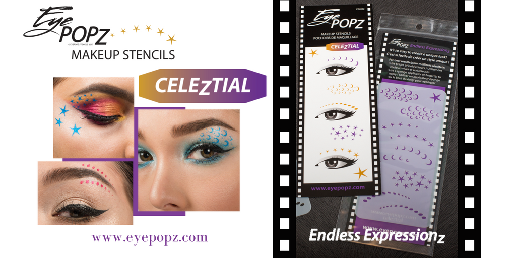 EyePopz's tweet photo. Do you love your #makeup? Add some extra fun, #style &amp; personality to your #beautylook #fashionlook! So EASY with these funky stencils! https://t.co/QPljxKMBJH