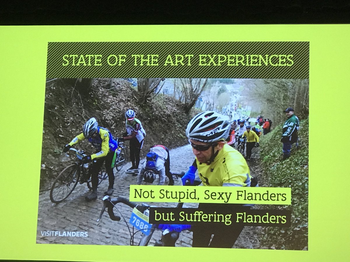 Flanders is great example of how the locals can have a laugh at the same time as tapping into a passion driven target market <a href="/wilhelmus/">William Bakker</a> #destq #destinationthink