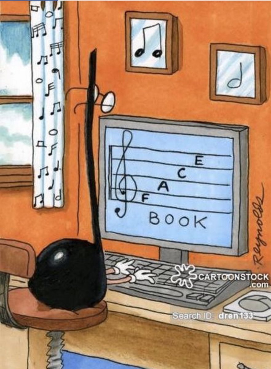 Duly #noted Studying F-A-C-E book #trebleclef #quarternote don’t forget your #music-reading 👓 lol