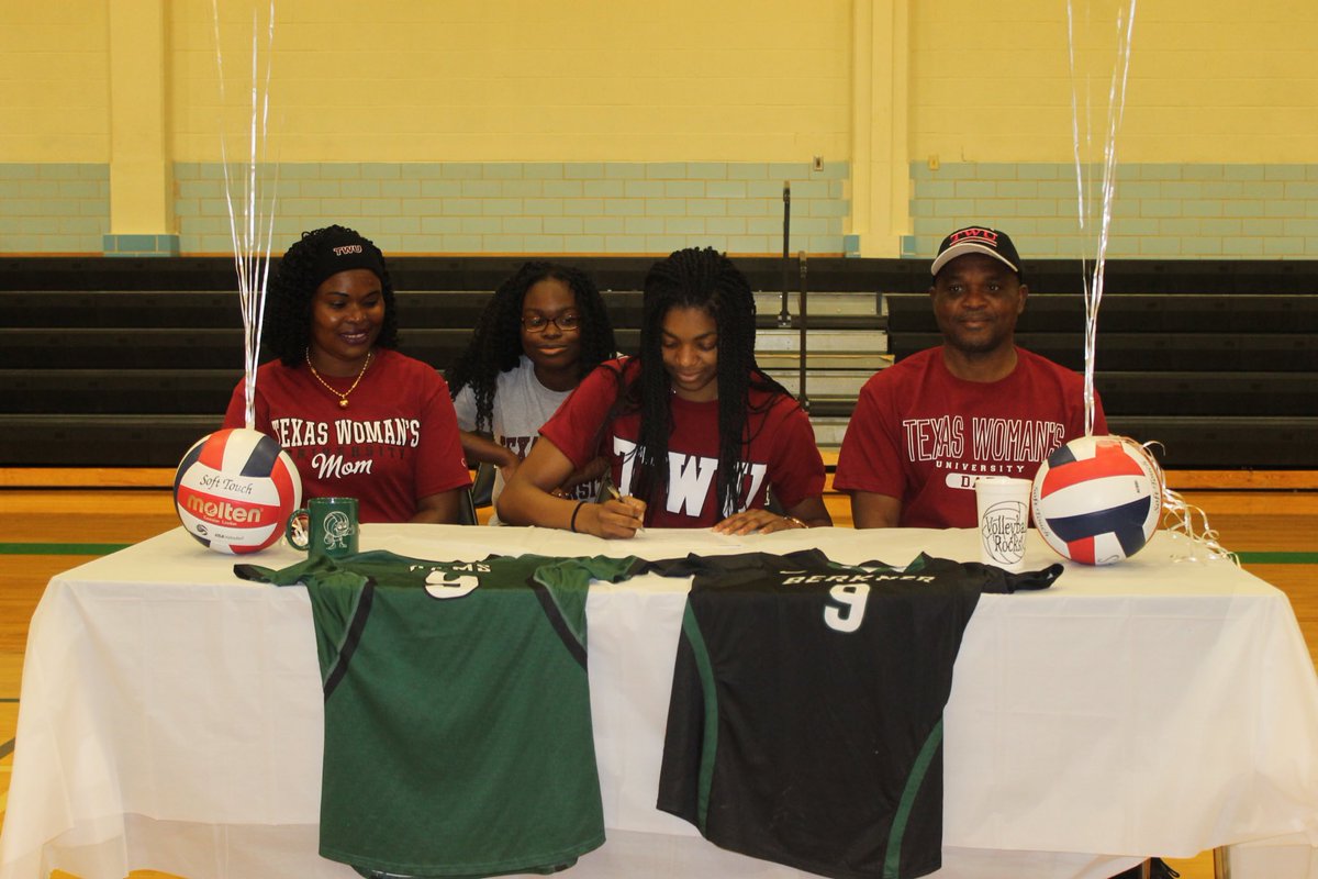 JimLedford1's tweet photo. TWU getting an awesome volleyball player in Trixie Oche from BHS #proudram https://t.co/3jbQdNLcOP