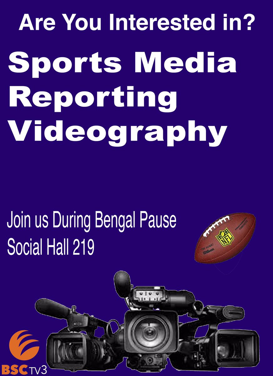 BFT_Productions's tweet photo. During Bengal Pause! #buffalostate #bsctv #bengalpause #buffstate https://t.co/WSQk6JHdiM