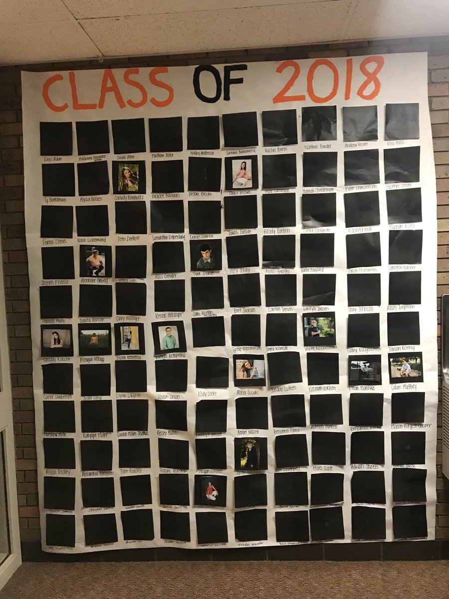 sblyrbook's tweet image. Make sure to check out the Class of 2018 wall! If you don’t see your picture you haven’t sent it in.. send it to Mrs. Hansen ASAP #sblyb