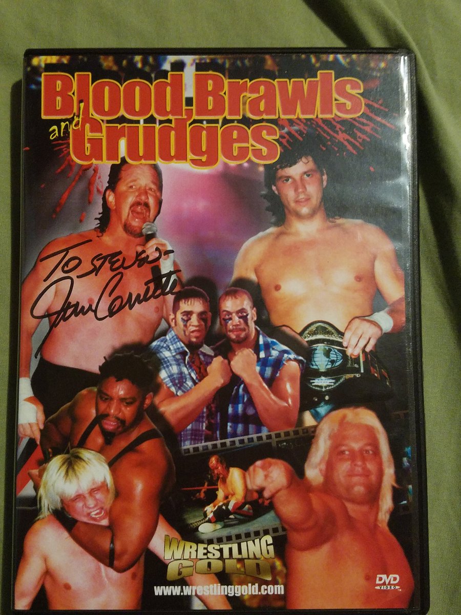sag1019's tweet photo. @TheJimCornette  thank you Jim I got my dvds in today I got tomorrow off so I'll spend the day watching them. #cultofcornette https://t.co/cAbDCaVGHx