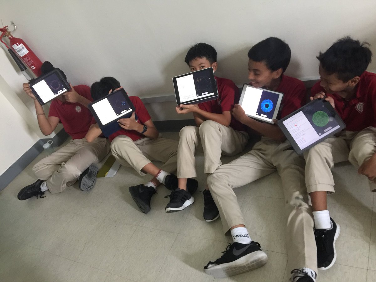 Using a Swift to code spirals! #AppleDistinguishedSchool #Coding #Swift