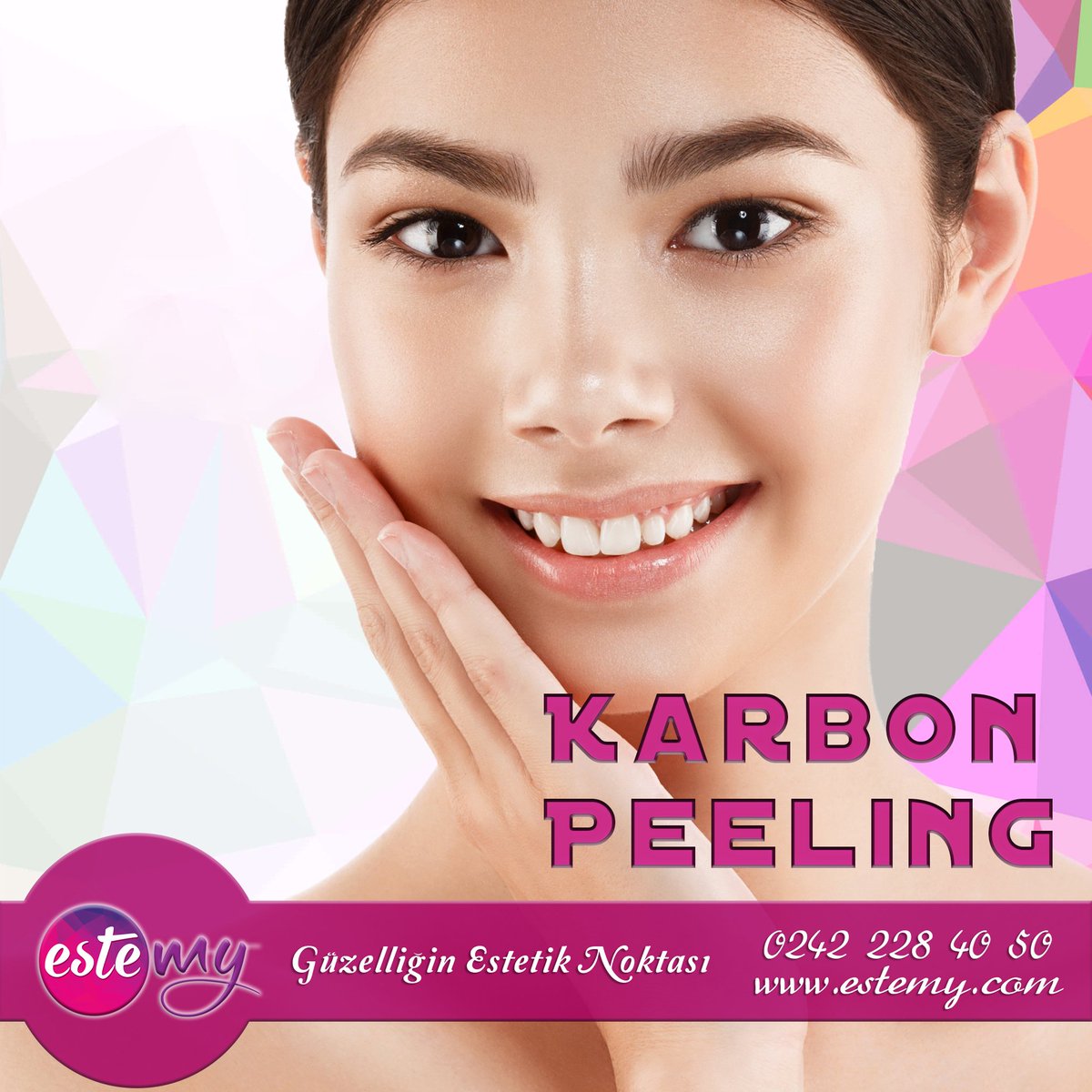 Karbon Peeling ile; akne ve sivilce oluşumu, lekeler, ince çizgiler ve izlerinizden kolayca kurtulabilirsiniz!
estemy.com - Güzelliğin Estetik Noktası
#estemy #güzellik #dermaroller #epilasyon