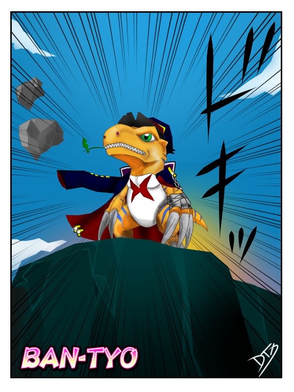 DigitamerX's tweet photo. Solo los Digimon que son victoriosos en las batallas contra los campeones más fieros, sin dejar que su espíritu decaiga, son capaces obtener el título de "Bantyo"
#Digimon #Bantyo #TioDuroDigiTamer https://t.co/44CEhdFwRo
