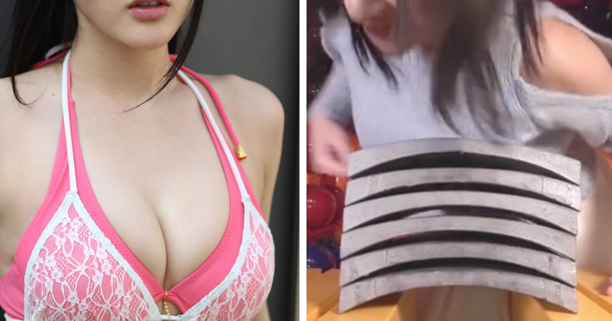 Koreaboo on X: Japanese Idol Tries To Break Bricks With Her G-Cup