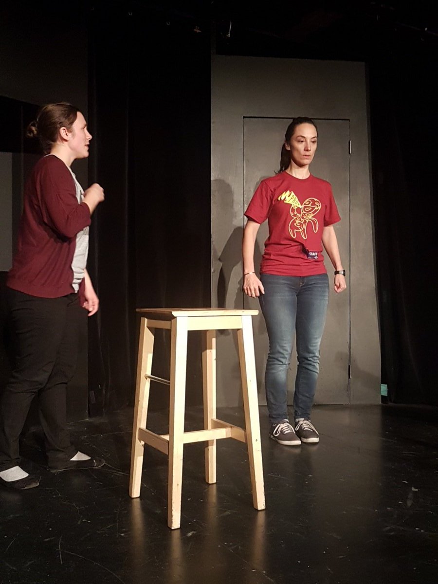 mprovfest's tweet photo. Henry is hearing voices #Cherrybomb #improv #impro #mprov https://t.co/YtP7OHIqRL