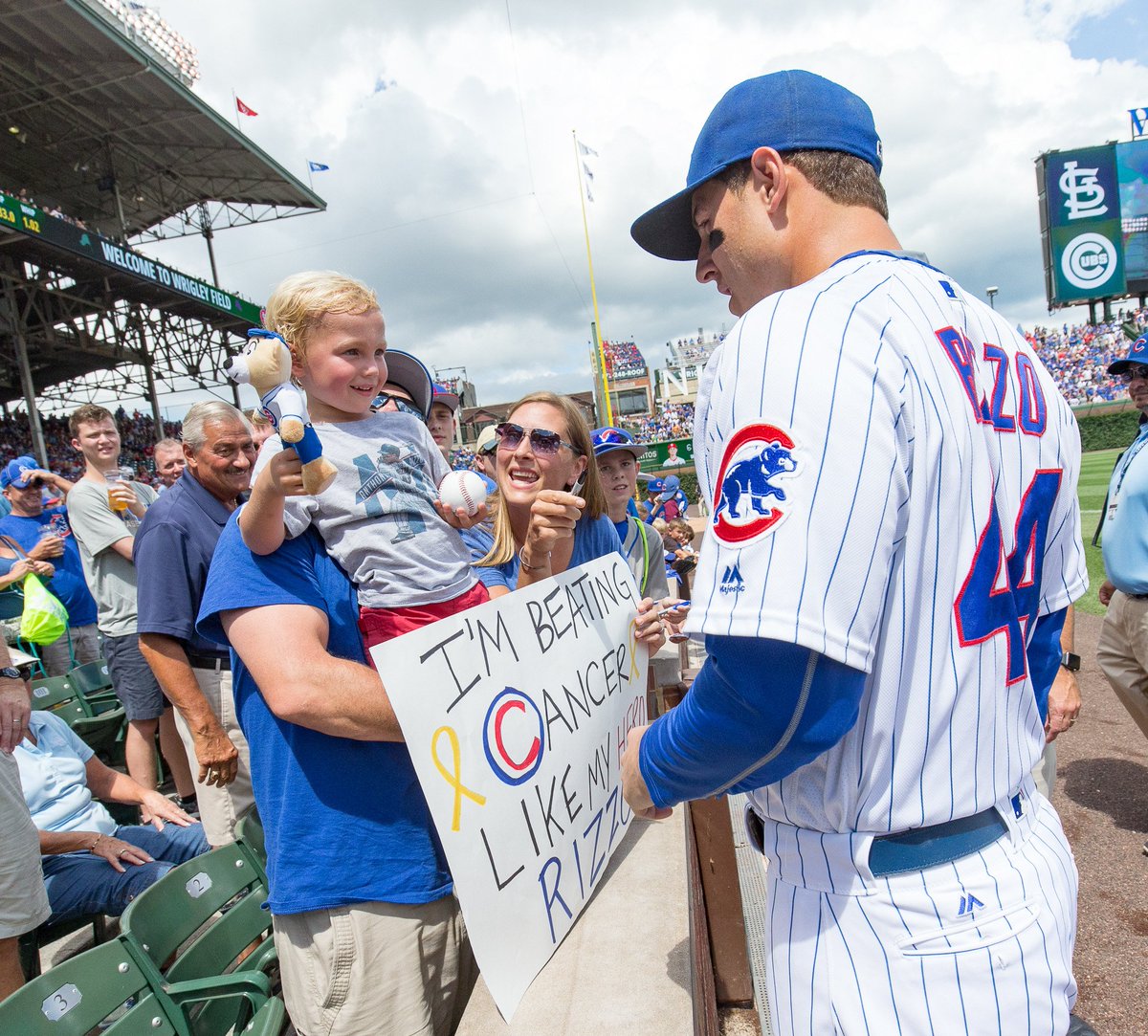 MLBPA's tweet photo. One of the @MLB_PLAYERS most prestigious honors is the #MarvinMiller Man of the Year Award.
This year's recipient is @ARizzo44 @cubs & @RizzoFoundation
#PlayersChoiceAwards17 #CareActInspire
"To be associated with Marvin Miller is amazing for all he did..." Anthony https://t.co/tyfKrsiqNz