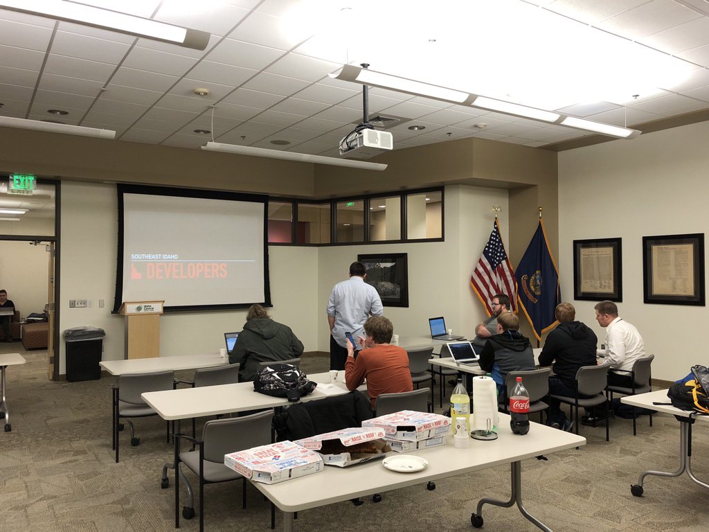 SEIdahoDev's tweet photo. Getting ready for tonight’s presentation with the Idaho Farm Bureau. https://t.co/1Yn7OFwYJe
