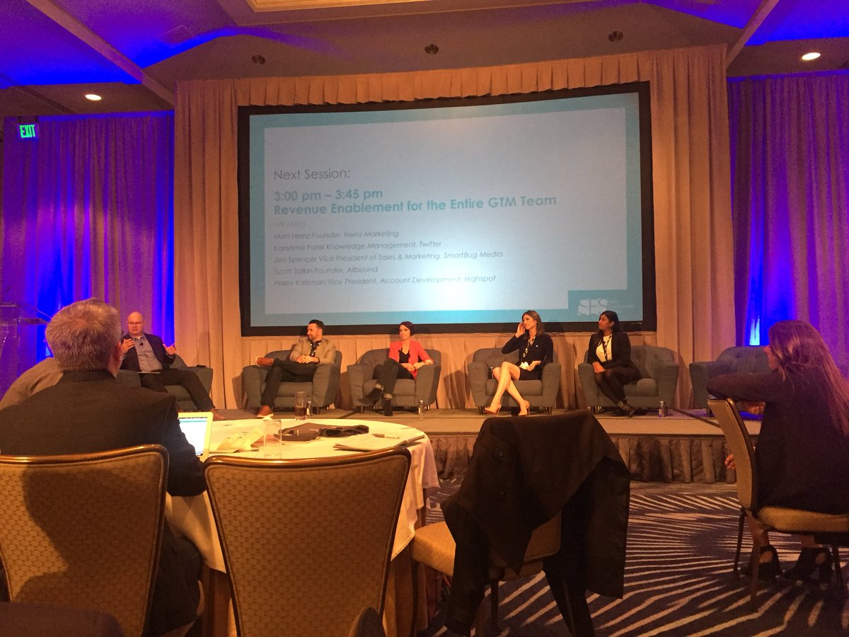 RobynKnox_'s tweet photo. Fabulous day at #SalesEnablementSoiree 
Thanks for the great panel @HeinzMarketing @jenspencer @HaleyKatsman https://t.co/4X48T19BiO