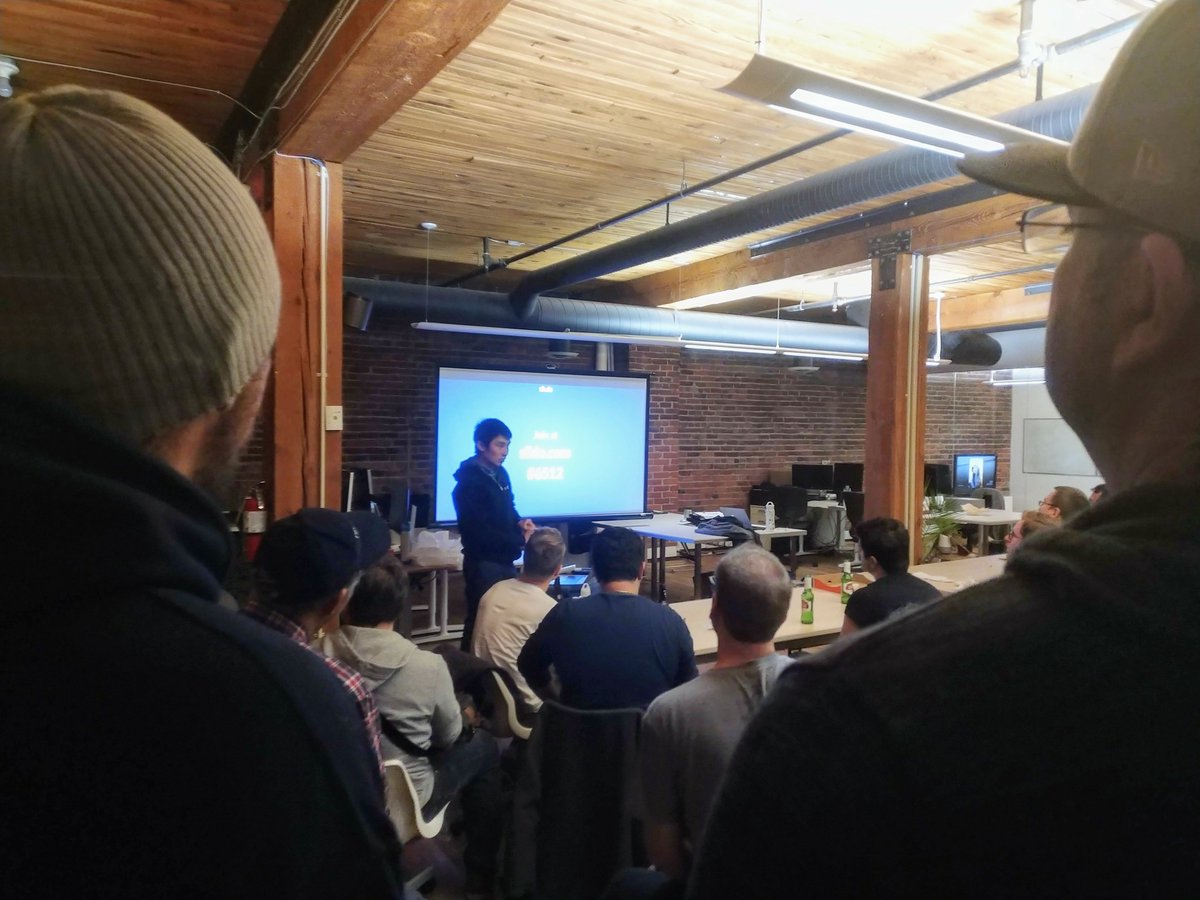 phpvancouver's tweet image. Amazing turnout for the meetup! #vanphp #php