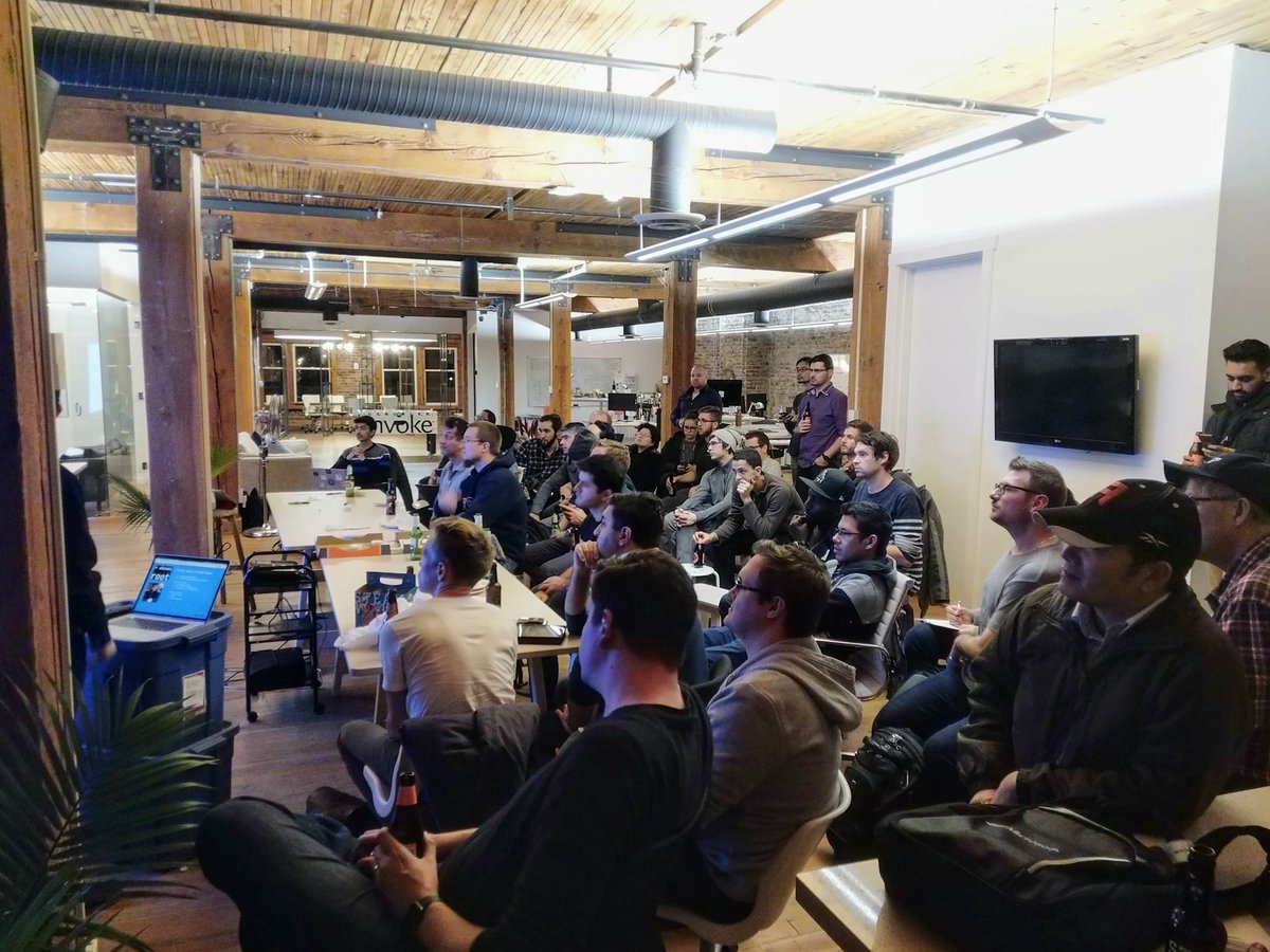 phpvancouver's tweet image. Amazing turnout for the meetup! #vanphp #php