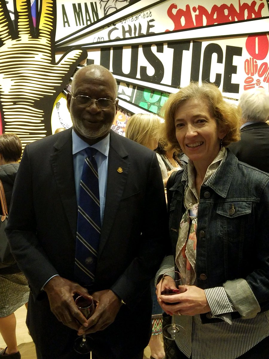 TulanePRC's tweet photo. At #PRCs Annual Meeting reception, we had the honor of meeting former Surgeon General Dr. David Satcher, founder of @SHLIatMSM, and talking about health leadership programs. #PRCs30th https://t.co/Mp7FG34fTe