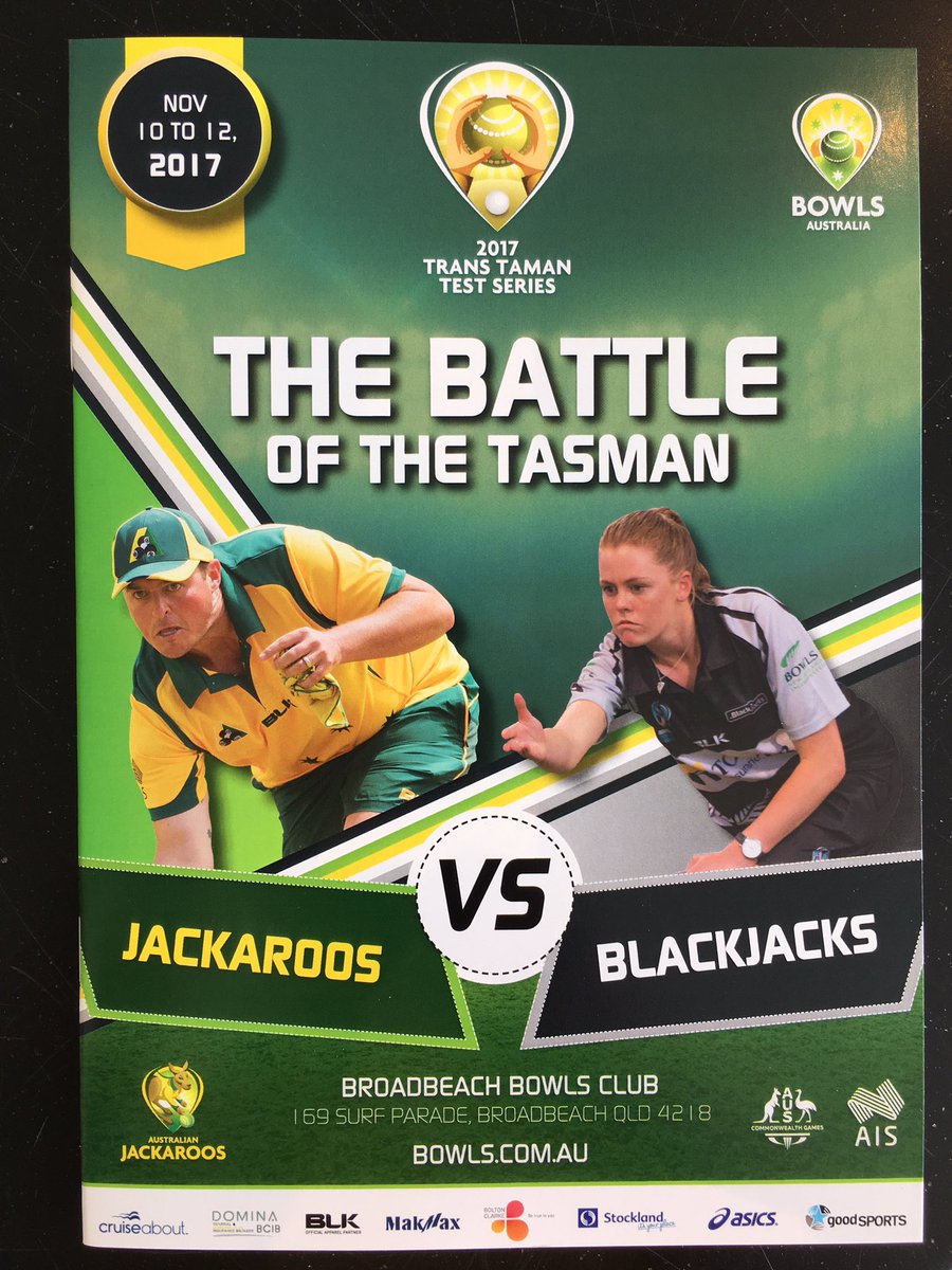 Game on, looking forward to this weeks <a href="/BowlsAustralia/">Bowls Australia</a> Jackaroos V <a href="/BowlsNZ/">Dazza</a> Black Jacks @broadbeachbulls #transtasman #sport