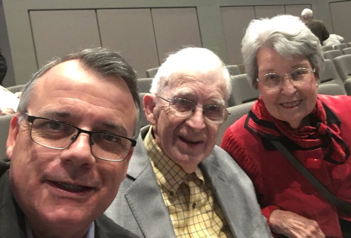 OuachitaPrez's tweet photo. W 1951 alum James Walker &amp; Mattie. Had 2 sons to @Ouachita &amp; 3 granddaughters including current students Hannah &amp; Abby. Thank you! https://t.co/ZNX1VRBDbd