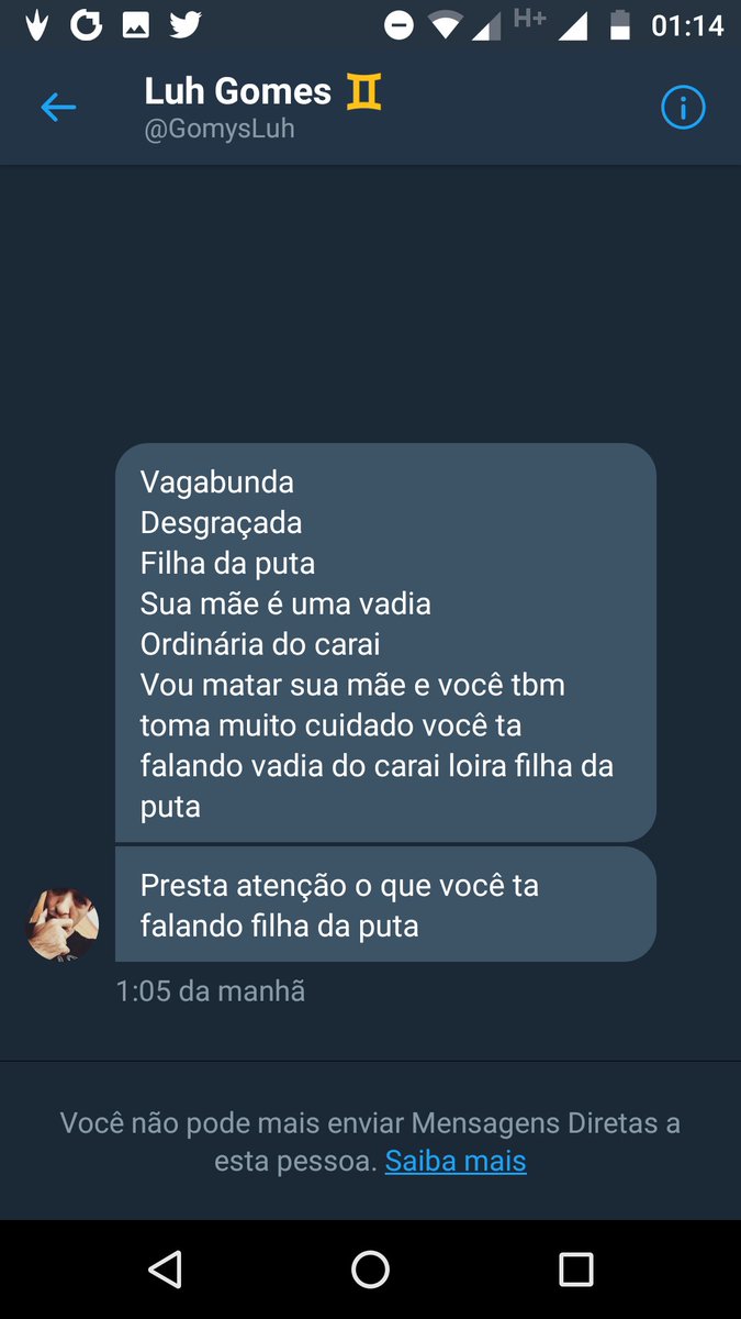 @GomysLuh limite-se à sua carência e insignificância!
Na minha eqp não tem espaço pra gente chata e inconveniente como você! 
Não adianta dar petit!💋
🌸🍃