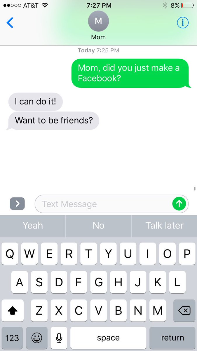 waggoner_travis's tweet photo. My mom made a Facebook https://t.co/LIQiZzdVLk