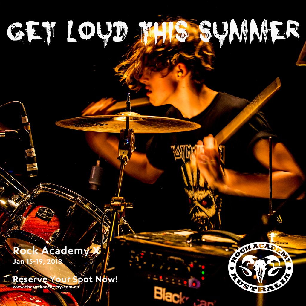 RockAcademyAus's tweet photo. It doesn't matter if you like it loud &amp; heavy, or soft &amp; gentle - Book now!⠀
⠀
#rock #music #schoolholidays #teenage #rockacademy #getloud https://t.co/1S9ih2DwMm