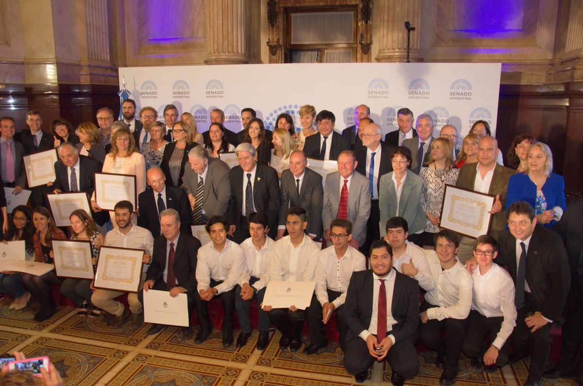 ULPSanLuis's tweet photo. El Senado de la Nación reconoció a los subcampeones #puntanos de la #Robocup2016→https://t.co/4otaPFMaLg @SenadoArgentina #ULP #OrgulloPuntano https://t.co/Q2g7MTD90d