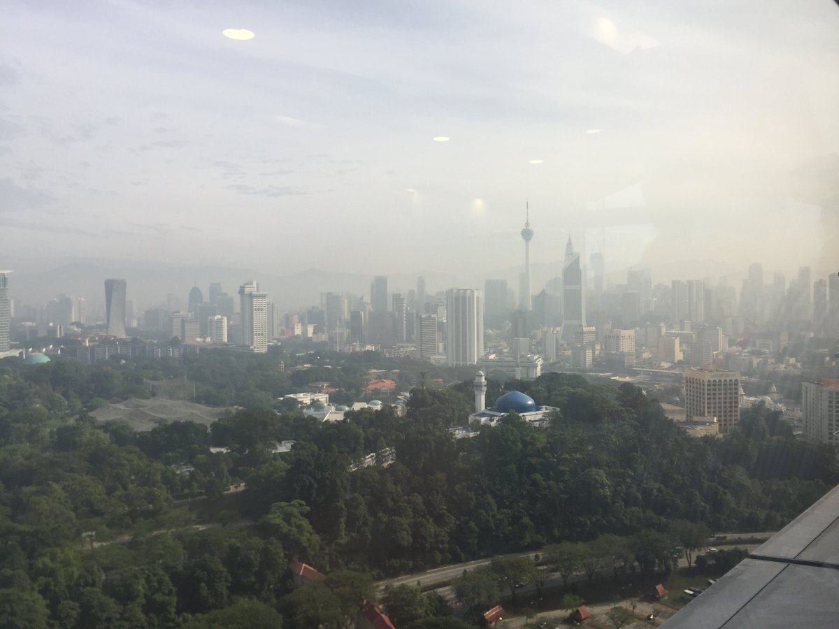 matnewman's tweet photo. The view from the ‘office’ today 😃 #LoveKL #Malaysia #HappyCustomers #IBMNotes27 https://t.co/72jzuHnHMe