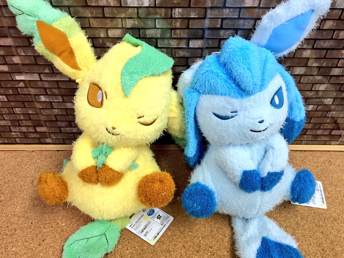 タイトーステーション茂原アスモ店 Ar Twitter クレーン 新入荷 ポケットモンスター サン ムーン くつろぎタイム でっかいぬいぐるみ リーフィア グレイシア ポケットモンスター