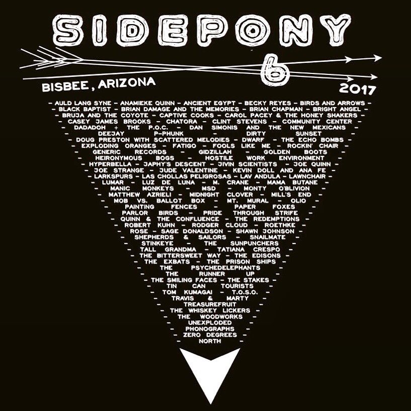 We love Bisbee and <a href="/SideponyExpress/">SideponyExpress</a>! Find our wine at the Courtyard, Friday and Saturday, 5-9 pm. Support #localmusic and #drinklocal!
