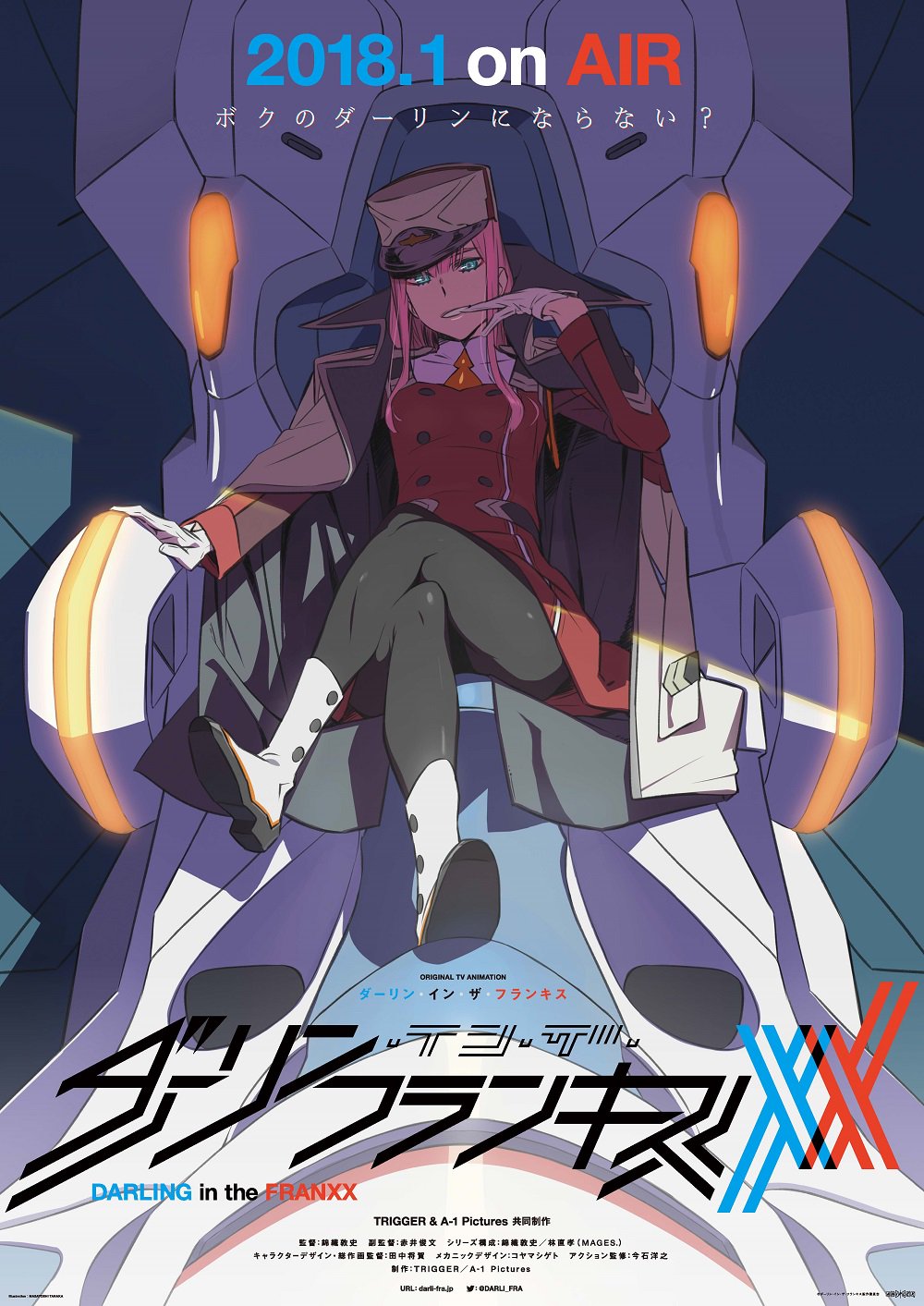 Zero two, Anime darling in the franxx! Poster for Sale by The
