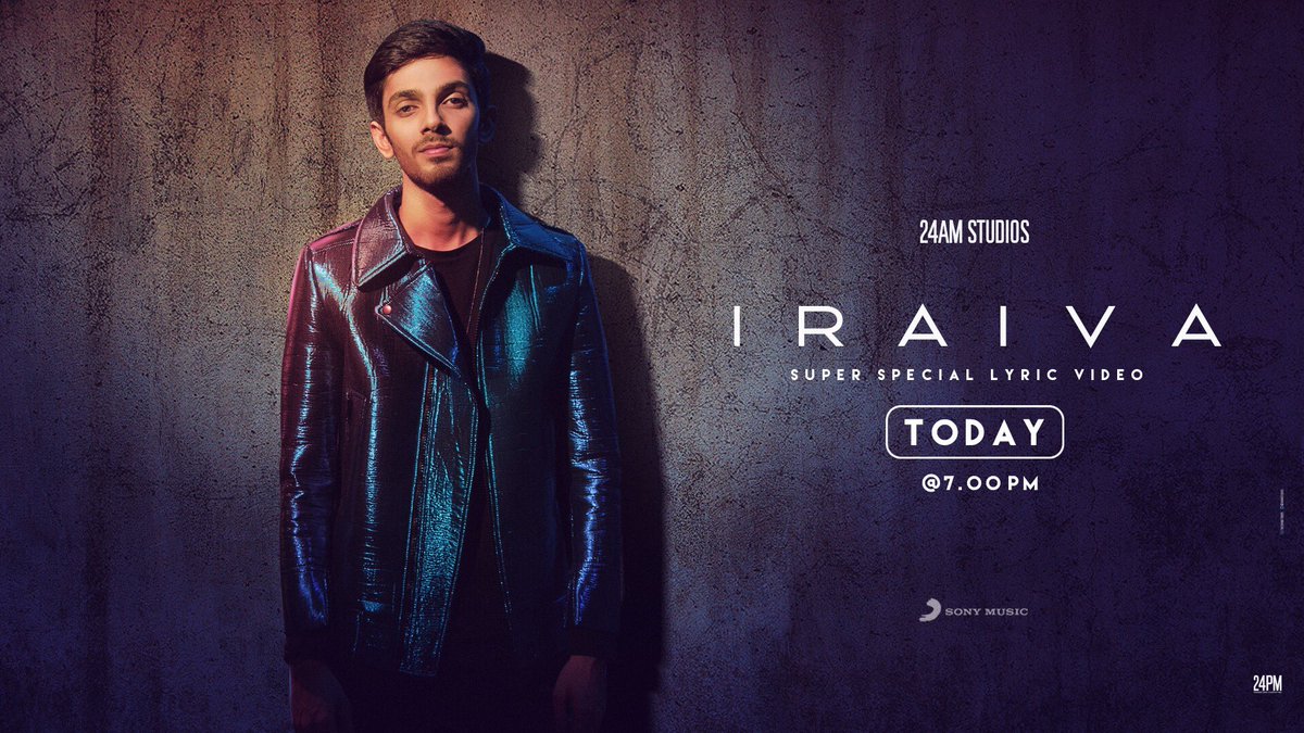 24AMSTUDIOS's tweet photo. Big thank u team🙏🙏@anirudhofficial @jonitamusic @PrabhuRKdir @thanujntx #Martin(cameraman) @tuneyjohn @muthurajthanga1 #Srinivasan(sound engineer),Ad’s and #team24AM for ur tremendous hardwork and Making this lovely lyric video🙏🙏🙏 #IRAIVALyricVideoFrom7pm https://t.co/Xmq1iMr1oG