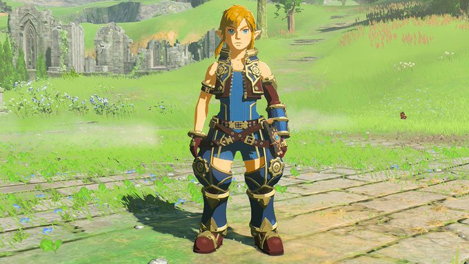 ゼルダの伝説 Botw 更新データ配信 ゼノブレイド2 コラボ装備が登場 セットボーナスは 加速泳ぎがんばり長持ち インサイド