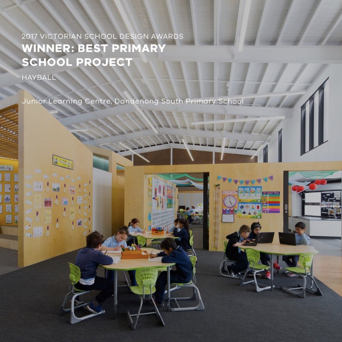 VicSchoolBuild's tweet image. Congratulations to all the winners of the 2017 Victorian School Design Awards. For the full list of finalists and winners go to bit.ly/2m5IsXv #vsda