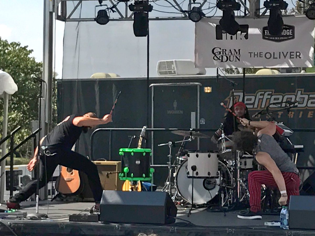 @runwithitband #PlazaArtFair #kansasCity “music is the beat  of a drum that keeps time to our emotions.” S.A. @miggysmalls1 @DcoleDrums @benhbyard @macsearcy
