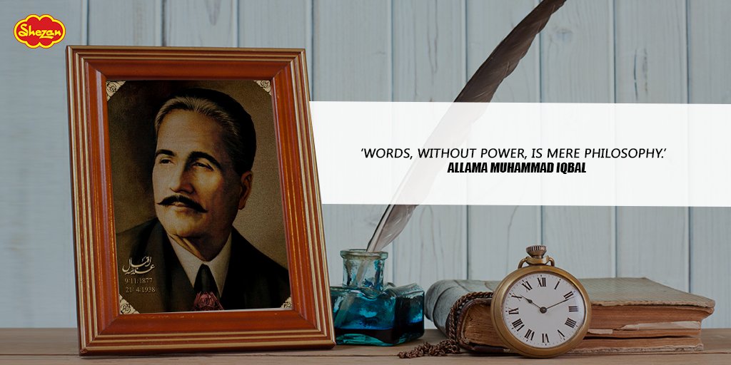 ShezanIntLtd's tweet photo. On this Iqbal Day, let’s honour our great poet, philosopher, and dreamer’s vision for Pakistan. #IqbalDay #Shezan https://t.co/6kYHdZzWmo